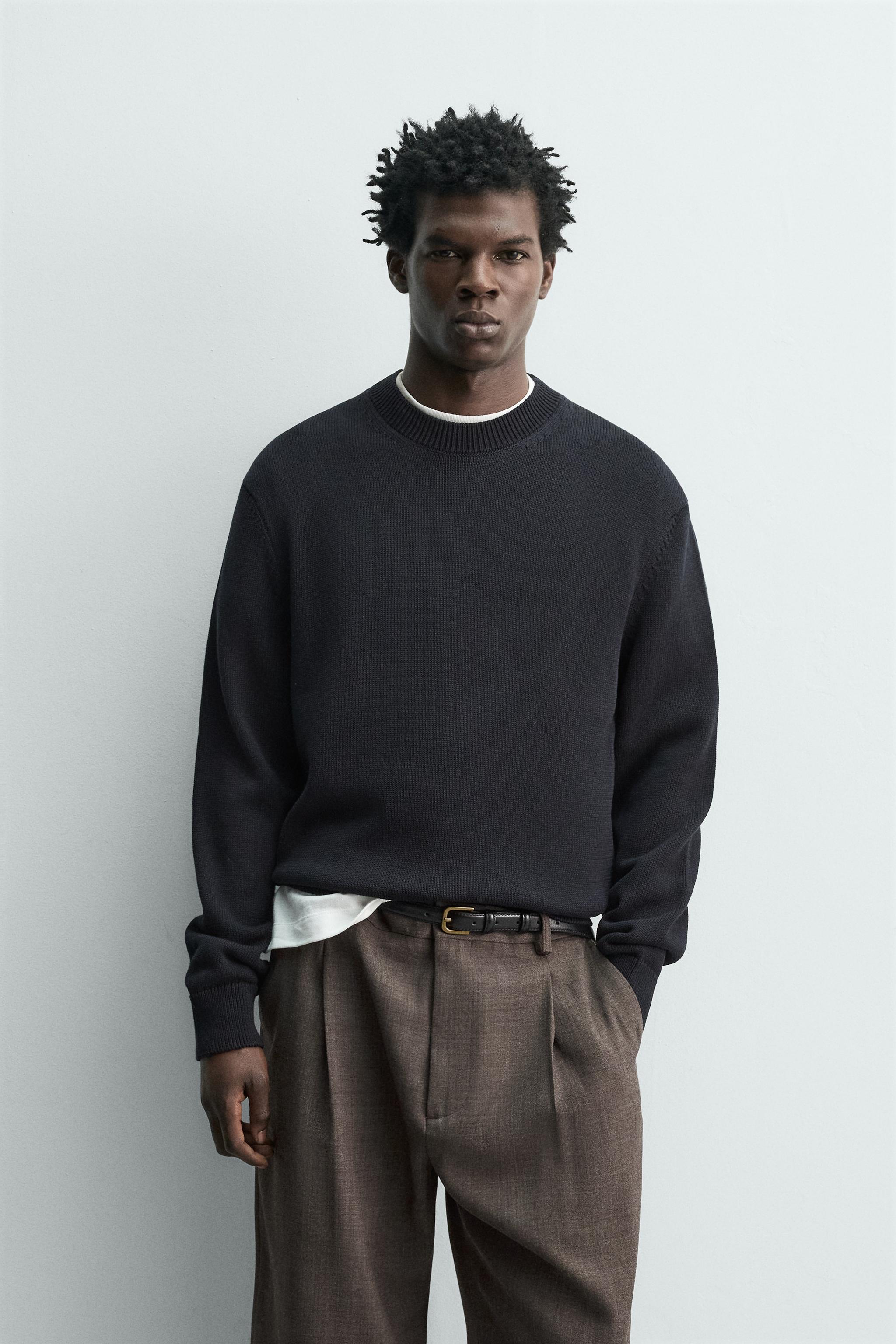 REGULAR FIT COTTON JUMPER